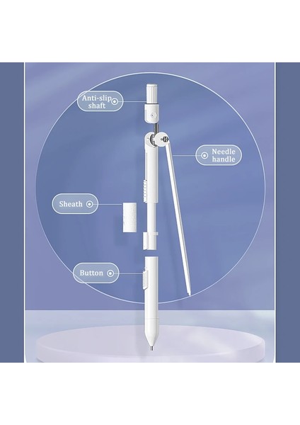 Mavi Stil Okul Malzemeleri Pusula Kırtasiye Seti Düz Tasarım Hassas Mekanik Kurşun Kalem Ikisi Bir Arada Kurşun Kalem Çok Fonksiyonlu (Yurt Dışından) fiyatları
