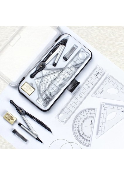 Matematik Setleri Matematik Seti Pusula Daire Çizim Şablonu Iletki Matematik Sanatı Matematik Kareler Matematik Geometri (Yurt Dışından)