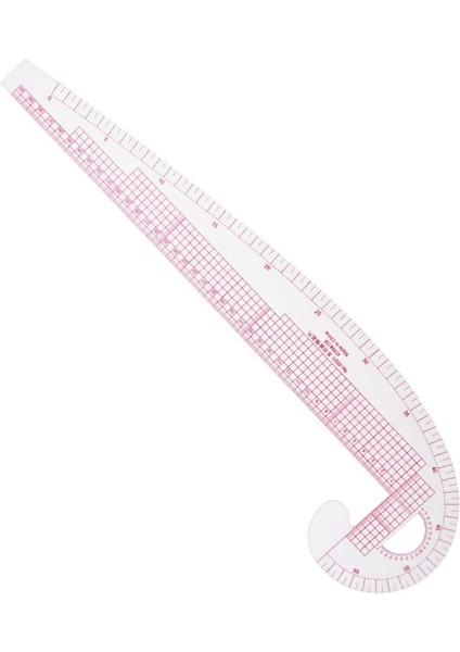 NO.6501 Tarzı Dikiş Fransız Eğrisi Metrik Şekilli Cetvel Konfeksiyon Cetveli Dikiş Terzilik Desen Tasarım Dıy Giyim Çizim Şablonu (Yurt Dışından)