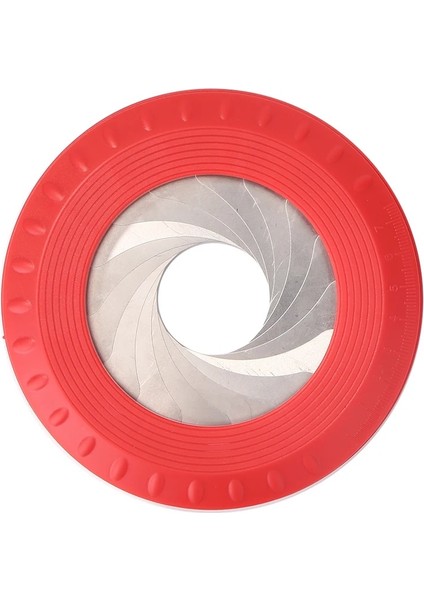 Kırmızı Stil Hassas Matematik Ölçüm Cetveli Paslanmaz Çelik Yuvarlak Pişirme Ayarlanabilir Ilham Veren Daire Çizim Aracı Parti Döner Kırtasiye Woodw (Yurt Dışından)