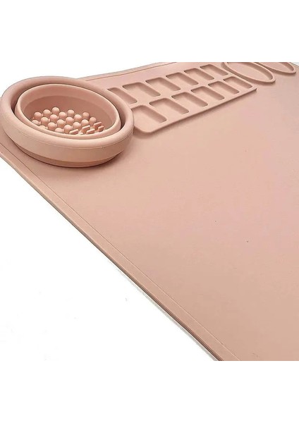 Pembe Tarzı El Sanatları Için Silikon Boyama Matı Reçine Döküm Için Büyük Silikon Mat Suluboya Karışık Medya Için Büyük Silikon Levhalar (Yurt Dışından)