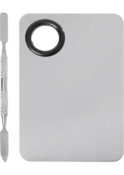 W3JD5AC1101190-05 Tarzı Paslanmaz Çelik Boya Paleti Tepsisi Karıştırma Çubuğu Spatula Seti Nail Art Kaynağı Sc W3JD Için (Yurt Dışından) fırsatları