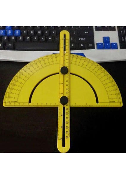 Çok Fonksiyonlu Açı Bulucu Iletki Yarım Dairesel 180 Ölçüm Çizim Etkinlik Cetveli Ağaç Işleme Sanatı Taslak Tasarım Şablonu (Yurt Dışından) modelleri