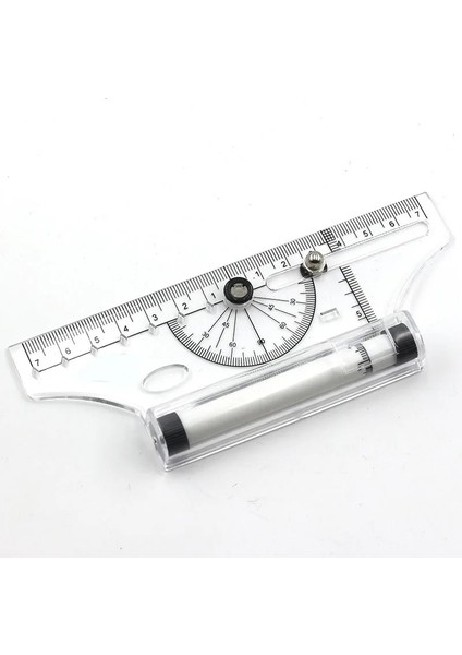 15CM Tarzı Çok Fonksiyonlu Geometrik Cetveller Açı ve Daire Oluşturucu Çizim Geometrik Çizim Şablonu Ölçme Cetveli (Yurt Dışından)