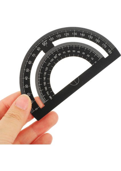 Kırmızı Stil Alüminyum Üçgen Ölçekli Cetvel Seti, Öğrenciler Için 2 Üçgen Cetvel Iletki ve Doğrusal Cetvel Matematik Geometri Aracı Içerir (Yurt Dışından) indirimleri