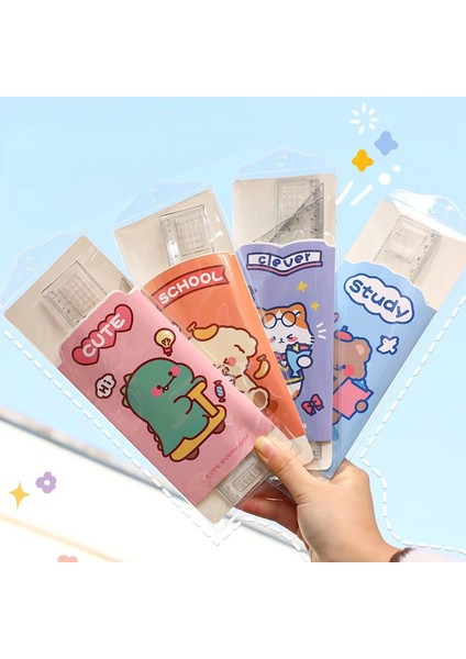 No.8 Tarzı 1 Parça 20CM4 In 1 Şeffaf Cetvel Düz Izgara Cetvel Iletki Kırtasiye Seti Çocuklar Öğrenciler Için Hediye Ofis Okul Malzemeleri (Yurt Dışından) modelleri