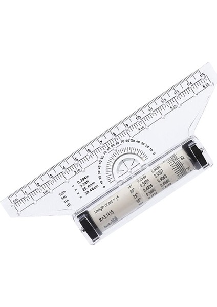 15CM Tarzı 1 Adet Çok Fonksiyonlu Çizim Aracı Rulo Çekme Cetveli Metrik Haddeleme Cetvel Temizle Paralel Haddeleme Cetvel Açıları Çizgi Cetveli (Yurt Dışından)