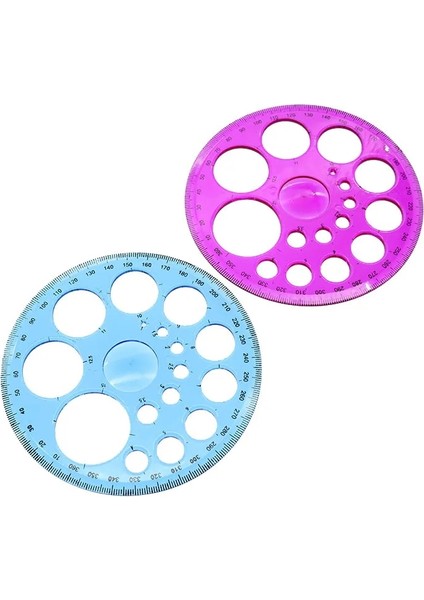 Bir Stil 1 Adet Yeni Araç Yuvarlak Şablon Cetvel Ofis Çizim Kabartma Kalıp Dairesel Şablon 360 Derece Cetvel (Yurt Dışından) fiyatları