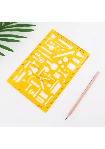 5AC1100478 Tarzı K Reçine Çizimleri Fiziksel Kimyasal Alet Ölçme Aracı Için Şablon Cetveli (Yurt Dışından) modelleri