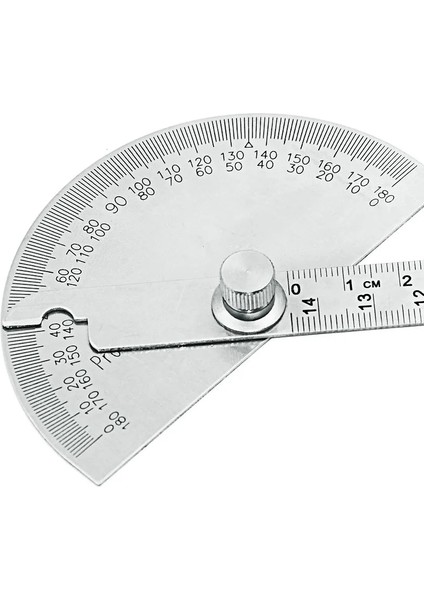 14.5c Derece Ayarlanabilir Paslanmaz Çelik Çok Fonksiyonlu Konveyör Yuvarlak Kafa Açısı Cetveli Matematiksel Ölçüm Aracı (Yurt Dışından) fiyatları