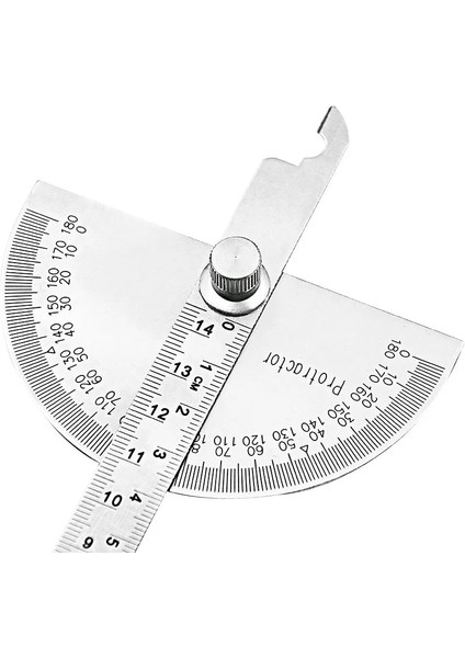 14.5c Derece Ayarlanabilir Paslanmaz Çelik Çok Fonksiyonlu Konveyör Yuvarlak Kafa Açısı Cetveli Matematiksel Ölçüm Aracı (Yurt Dışından) modelleri
