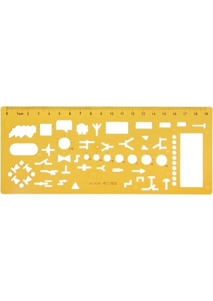 NO.4365 Stili K Rercles Geometrik Şablon Cetvel Şablon Çizim Ölçme Aracı Öğrenciler W8ED (Yurt Dışından) indirimleri