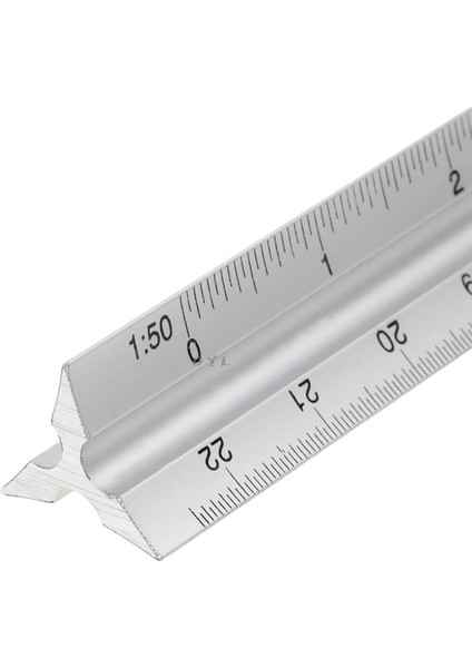 30CM Alüminyum Metal Üçgen Terazi Mimar Mühendis Teknik Cetvel 12" (Yurt Dışından) fırsatları