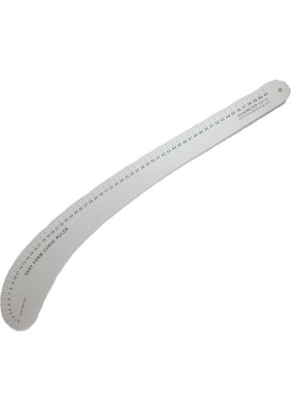 6261A Tarzı Büyük Fransız Eğri Cetvel Metal Dikiş 61 cm Kavisli Cetvel Dikiş Eğrisi Sopa Tasarımcı, Terzi, Desen Yapıcı Aracı 6261A (Yurt Dışından)