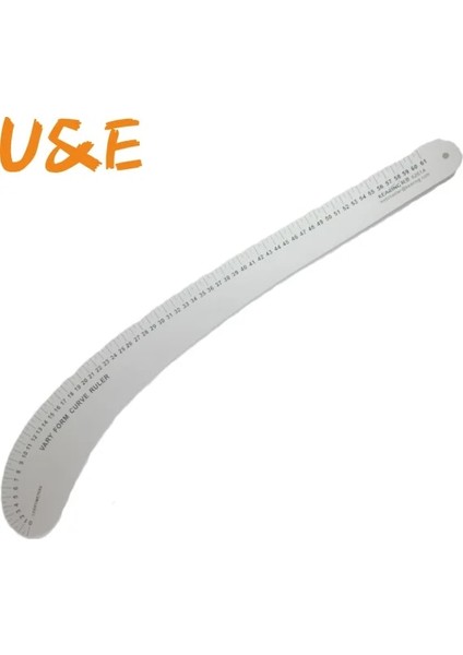 6261A Tarzı Büyük Fransız Eğri Cetvel Metal Dikiş 61 cm Kavisli Cetvel Dikiş Eğrisi Sopa Tasarımcı, Terzi, Desen Yapıcı Aracı 6261A (Yurt Dışından) fiyatları