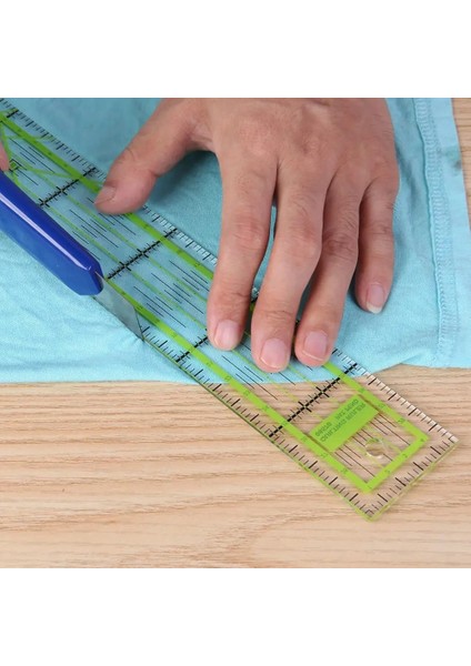 2 Adet Tarzı * 30 cm Çift Renkli Cetvel Patchwork Ayak Terzi Kıstas Kesme Kapitone Dıy Dikiş Araçları Kırtasiye Çizim Cetvel (Yurt Dışından) fiyatları