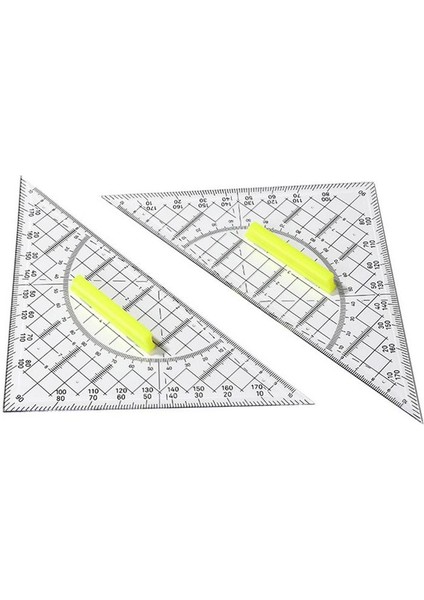 Üçgen Cetvel Crafting Için 22 cm Okul Cetvel Çizim Cetvel Üçgen Geometri Çizim Araçları Matematik Iletki Şeffaf (Yurt Dışından) fırsatları
