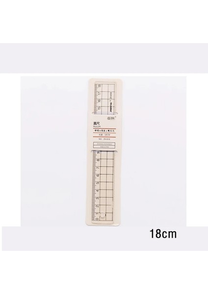 18CM Tarzı cm Izgara Cetvel Tarzı Şeffaf Plastik Düz Cetveller Iletki Kırtasiye Çocuklar Için Hediye Ofis Okul Malzemeleri (Yurt Dışından)