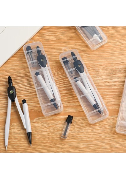 Siyah Stil Öğrenciler Için Basit Muayene Pusulası Seti Metal Çizim Pusulası Çizim Araçları Matematik Öğretimi Kırtasiye (Yurt Dışından) fiyatları