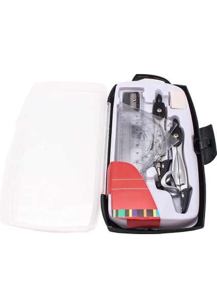 Pusula Seti Kırtasiye Cetvel Matematik Geometri Öğrenciler Için Silgi Okul Iletki Çizim Seti Kareler (Yurt Dışından) fiyatları