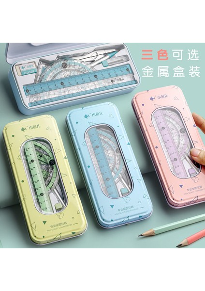 Pembe-7pcs-Set Tarzı Pusula Cetvel Seti Üçgen Cetvel Öğrenci Kırtasiye Düz Kenar Üçgen Seti Cetvel Çok Fonksiyonlu Ortaokul Çizim (Yurt Dışından) fiyatları