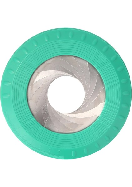 Yeşil Stil Hassas Matematik Ölçüm Cetveli Paslanmaz Çelik Yuvarlak Pişirme Ayarlanabilir Ilham Veren Daire Çizim Aracı Parti Döner Kırtasiye Woodw (Yurt Dışından)