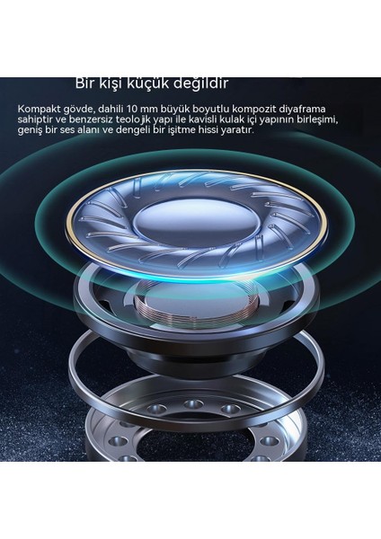 Tws Dış Mekan Bluetooth Kablosuz Kulaklık Hoparlörü 2'si 1 Arada 5.0 (Yurt Dışından)