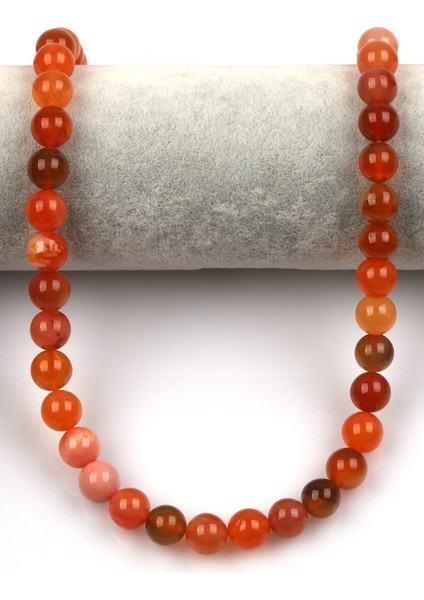 Karnelyon Akik Doğal Taş Dizi 10 mm Küre Kesim fiyatları