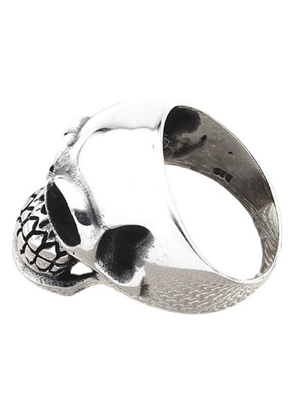 Erkek Yüzük Gümüş 925 Motorcu Kurukafa modelleri