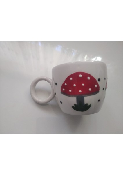 Kupa Bardak Mantar Desen