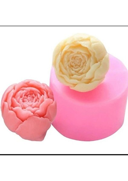 Top Şakayık Gül Mum Silikon Kalıbı (5 Adet) fiyatları