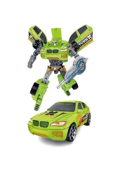 Ctoys 39-89 Robota Dönüşen Sesli Araba Oyuncak