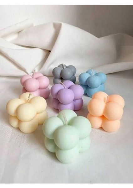 Mini Bubble Mum Silikon Kalıp, Mini Bubble Candle (2 Adet ) modelleri