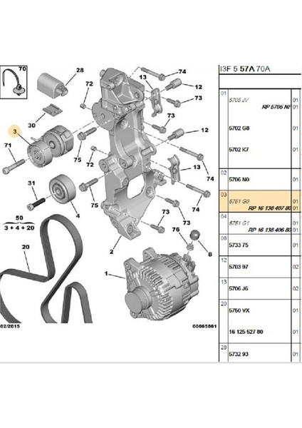 Gergi Kütüğü 4007 Boxer DW12 (1613840780-T39211)