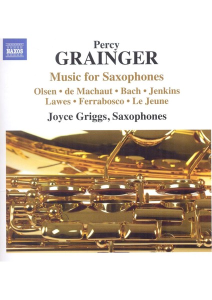 Graınger: Musıc For Saxophones-Cd