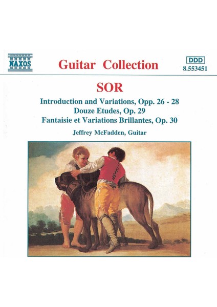 Sor: Guıtar Musıc Opp 26-30-Cd