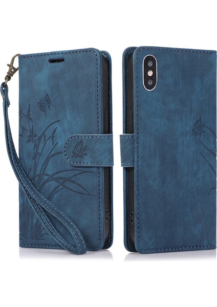 Zhstore-Iphone Xs Max Için Orkide Deri Kılıf (Yurt Dışından)