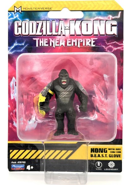 Godzilla ve Kong Mini Figür Kong With B.e.a.s.t. Glove 5 cm