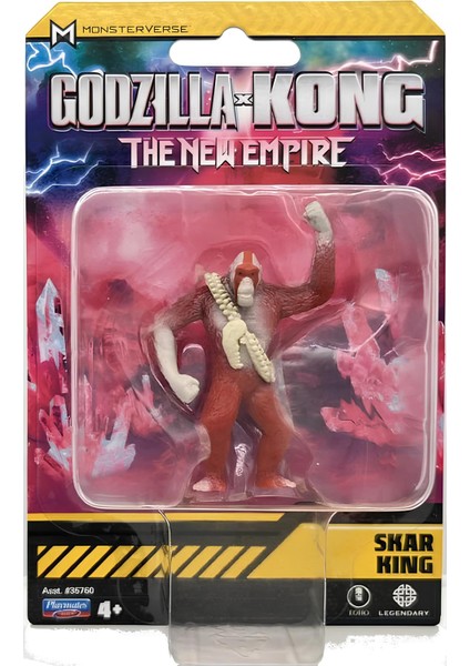 Godzilla ve Kong Mini Figür Skar King 5 cm