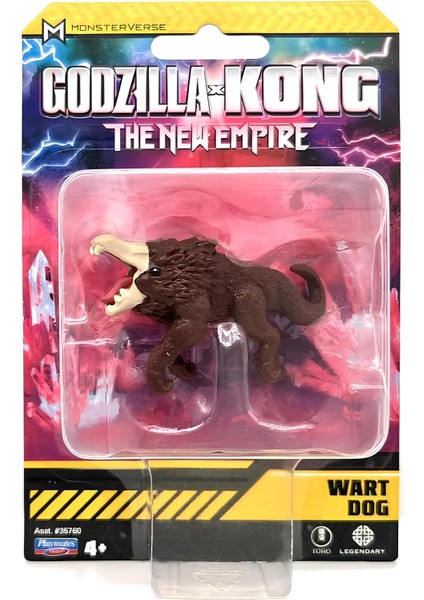 Godzilla ve Kong Mini Figür Wart Dog 5 cm