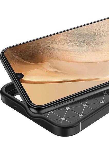 Samsung Galaxy A05 ile Uyumlu Kılıf Focus Karbon Tasarım Telefon Kılıfı Kapak fırsatları