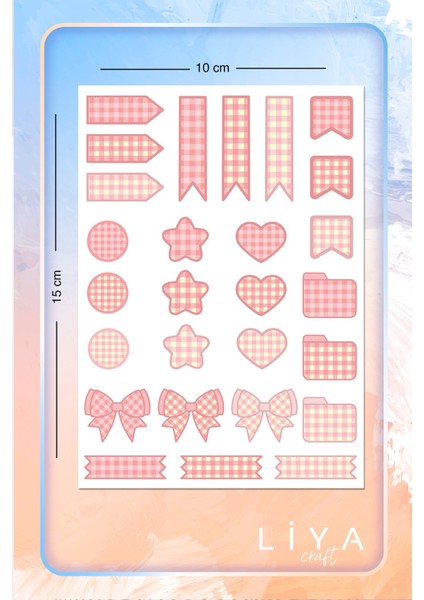 Muhteşem 7 Sayfa Planlayıcı Sticker Set fiyatları