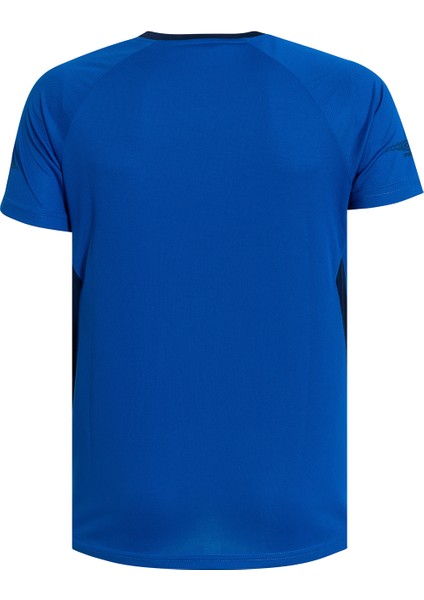 Erkek Saks Antrenman T-Shirtü - TF-0166 Umbro Deer Training T-Shirt Sax - Saks Erkek T-Shirt