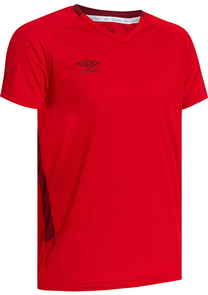 Erkek Kırmızı Antrenman T-Shirtü - TF-0166 Umbro Deer Training T-Shirt Red - Kırmızı Erkek T-Shirt