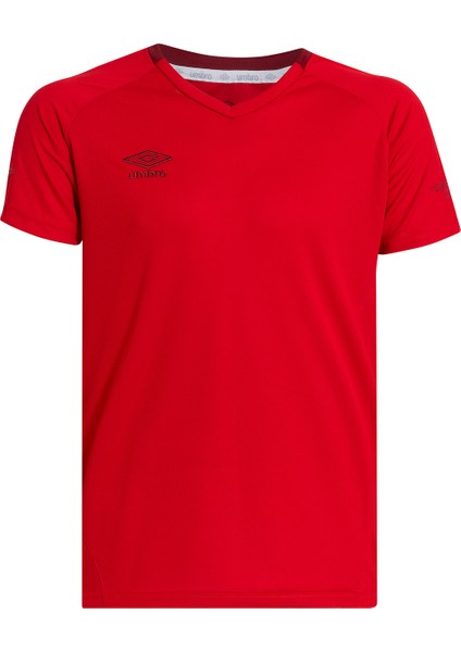 Erkek Kırmızı Antrenman T-Shirtü - TF-0166 Umbro Deer Training T-Shirt Red - Kırmızı Erkek T-Shirt