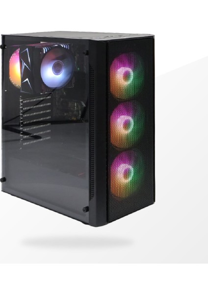 R12 Rainbow 4 Fanlı Atx Gaming Kasa  600 Watt Psu 80+ Bronze