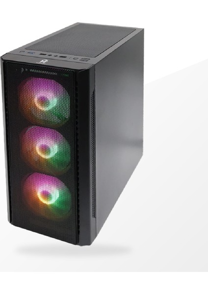 R12 Rainbow 4 Fanlı Atx Gaming Kasa  600 Watt Psu 80+ Bronze