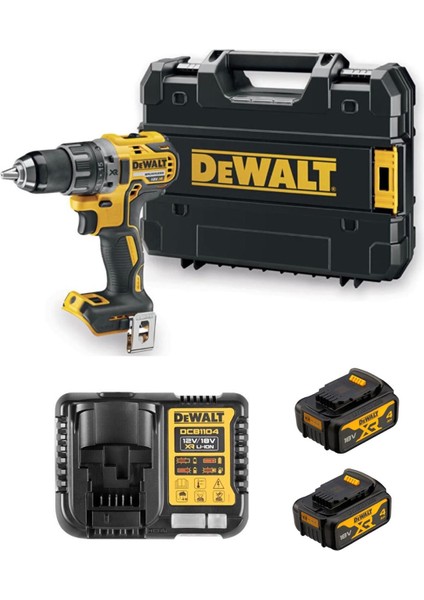 DCD791NT Kömürsüz Darbesiz + DCD182XJ 2x4.0 Ah Akü + Şarj Cihazı