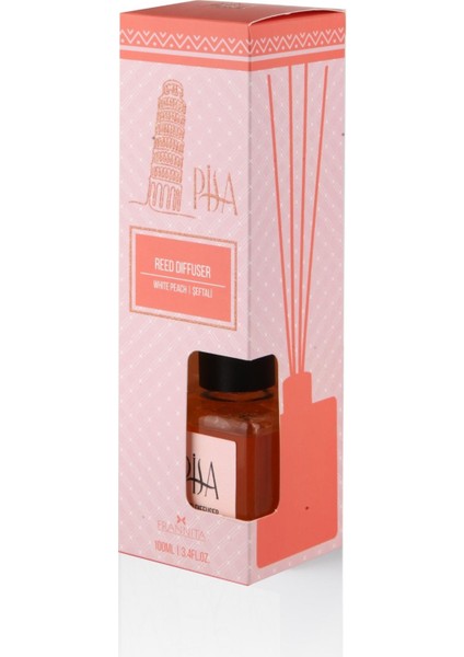 By Frannita – Bambu Çubuklu Oda Kokusu – Şeftali – 100ML