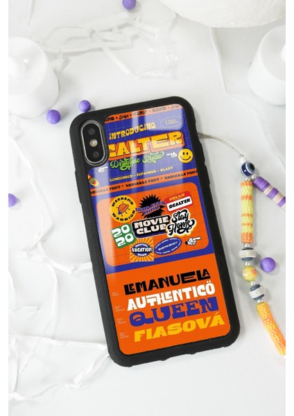 Apple iPhone Xs Max Retro Club Tasarımlı Glossy Telefon Kılıfı fiyatları